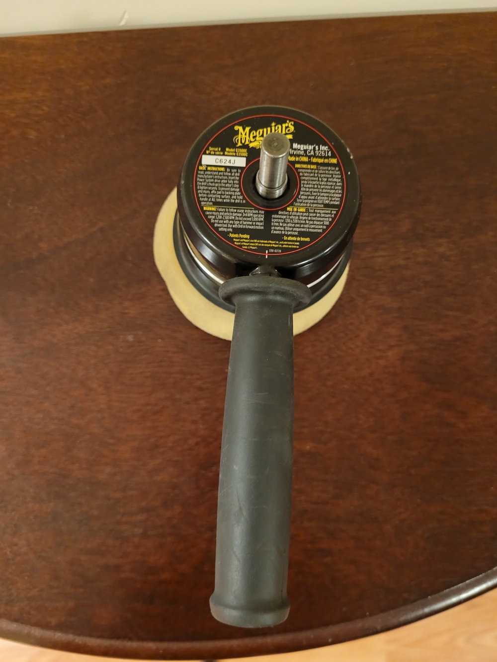 Meguiar's Dual Action Power System Rotary Orbital Polisher G3500C